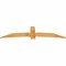 Ekena Millwork Bellingham Rough Sawn Timber Gable Bracket, Western Red Cedar, 84"W x 21"H x 2"D x 6"F, 6/12 Pitch GBW084X21X0206BEL00RWR - alternate 5